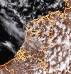 Satelliet en Radarbeeld